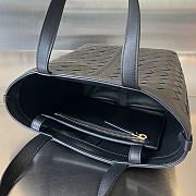 Fortok Bottega Veneta Small Flip Flap Black 23x18.5x15cm - 5