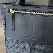 Fortok Bottega Veneta Small Flip Flap Black 23x18.5x15cm - 3