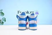 Fortok Air Jordan 1 Retro High Off-White University Blue Sneakers AQ0818-148 - 2