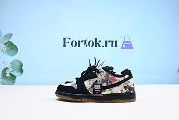 Fortok Nike SB Dunk Low ‘Supreme Rammellzee’ FD8778-001 Sneakers 