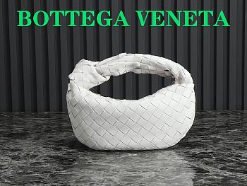 Fortok Bottega Veneta Mini Jodie White 80800 23x28x8cm