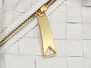 Fortok Bottega Veneta Mini Jodie White 80800 23x28x8cm - 4