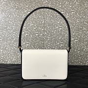 Fortok Valentino Garavani Letter Leather Shoulder Bag White 5080 24x15.5x7cm - 2