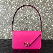 Fortok Valentino Garavani Letter Leather Shoulder Bag Pink 5080 24x15.5x7cm - 1