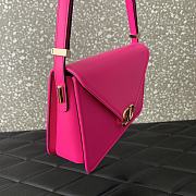 Fortok Valentino Garavani Letter Leather Shoulder Bag Pink 5080 24x15.5x7cm - 5