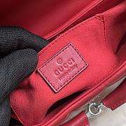 Fortok Gucci Horsebit Chain Shoulder Bag Red 27x11.5x5cm - 4