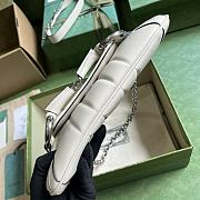 Fortok Gucci Horsebit Chain Shoulder Bag White 27x11.5x5cm - 6