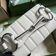 Fortok Gucci Horsebit Chain Shoulder Bag White 27x11.5x5cm - 4