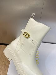 Fortok Dior Empriente Ankle Boots White - 4