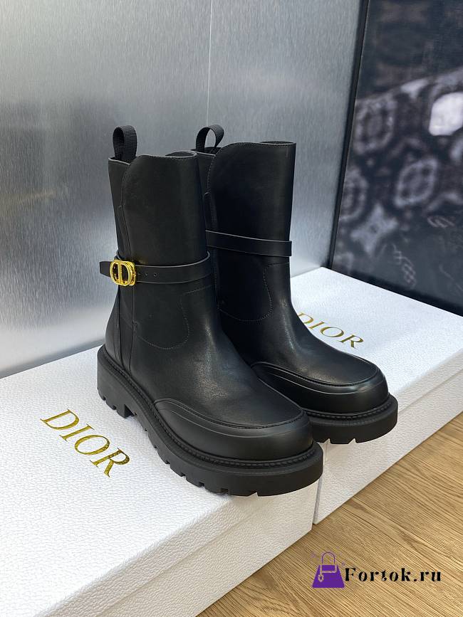 Fortok Dior Empriente Ankle Boots Black - 1