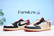 Fortok Air Jordan 1 Low OG White Red Sneakers DM7866-166 - 4