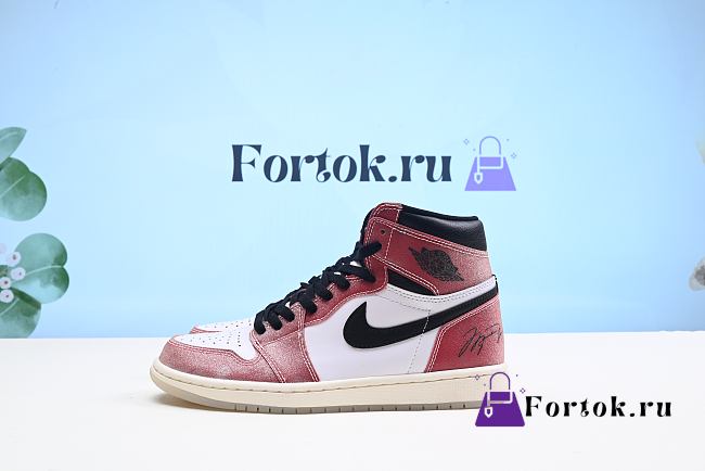 Fortok Air Jordan 1 Retro High OG SP 'Chicago' DA2728-100 Sneakers - 1