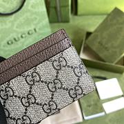 Fortok Gucci Ophidia Monogram Card Holder 523159 10x7cm - 2