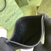 Fortok Gucci Ophidia Black Leather Card Holder 536454 10x7cm - 5