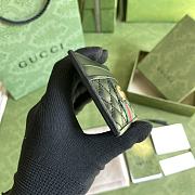 Fortok Gucci Ophidia Black Leather Card Holder 536454 10x7cm - 4