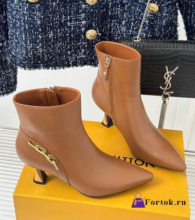 Fortok Louis Vuitton Sparkle Boots Brown - 1