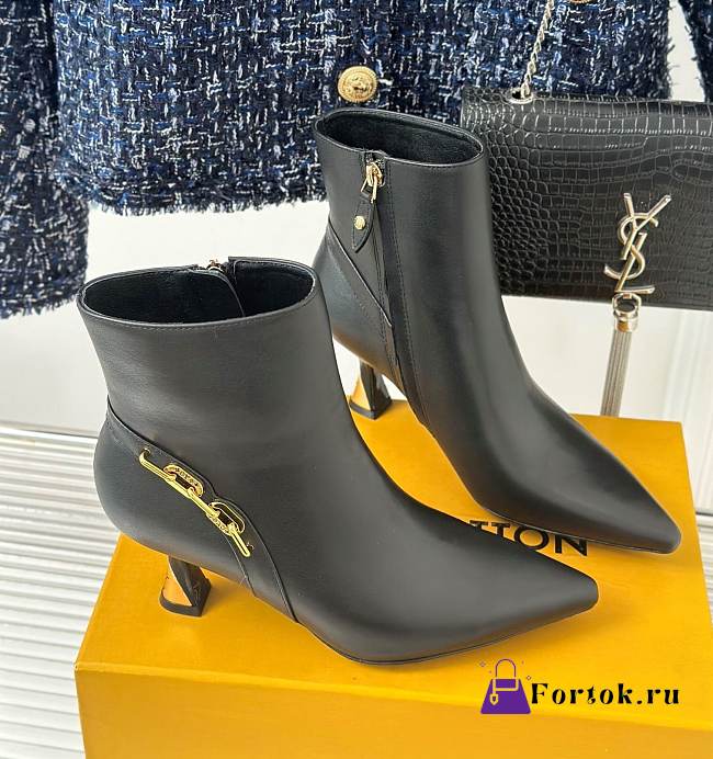 Fortok Louis Vuitton Sparkle Boots Black - 1