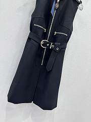 Fortok Louis Vuitton 23 Sleeveless Belt Dress Black - 5