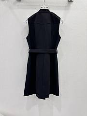 Fortok Louis Vuitton 23 Sleeveless Belt Dress Black - 4