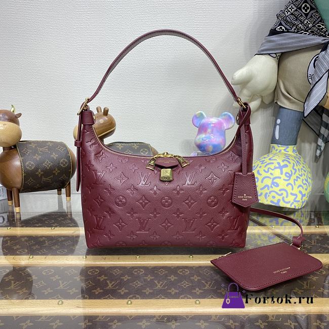 Fortok Louis Vuitton Sac Sport Bag Burgundy 27x22x10.5cm - 1