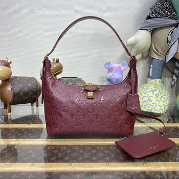 Fortok Louis Vuitton Sac Sport Bag Burgundy 27x22x10.5cm