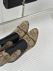 Fortok Gucci Classic Snake Print Boots Beige - 3