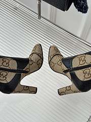 Fortok Gucci Classic Snake Print Boots Beige - 4