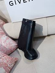 Fortok Givenchy Shark Lock Biker Boots Black - 4