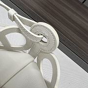 Fortok Loewe x Paula's Ibiza Anagram Cut-Out Pocket Bag White 652211 12x7x21cm - 2