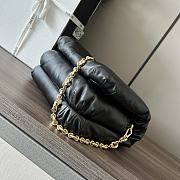 Fortok Loewe Black Goya Puffer Shoulder Bag 062768 23x13x6cm - 6