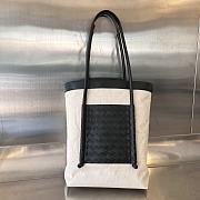 Fortok Bottega Veneta Portello Canvas Tote Bag 755775 41x39x11.5cm - 1