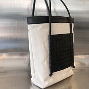 Fortok Bottega Veneta Portello Canvas Tote Bag 755775 41x39x11.5cm - 3