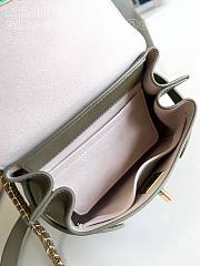 Fortok Louis Vuitton Lockme Ever Bag in Green M21088 23x17x10cm - 2