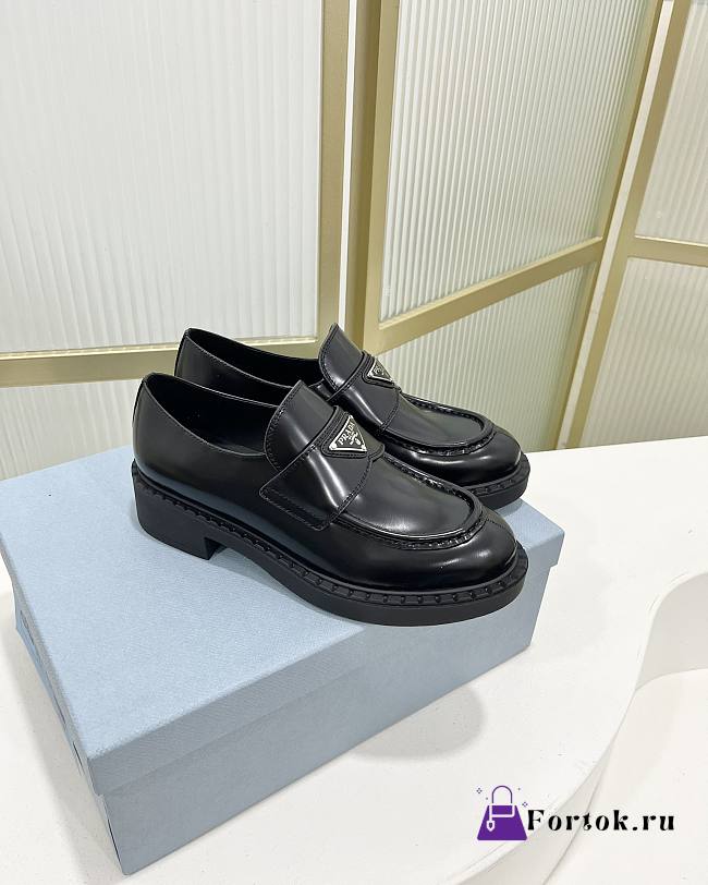 Fortok Prada Calzature Donna Black Loafers - 1