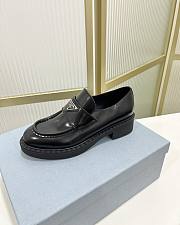 Fortok Prada Calzature Donna Black Loafers - 6