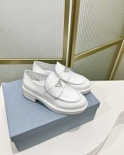 Fortok Prada Calzature Donna White Loafers - 1