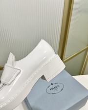 Fortok Prada Calzature Donna White Loafers - 5