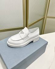 Fortok Prada Calzature Donna White Loafers - 2
