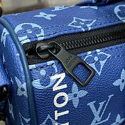 Fortok Louis Vuitton Keepall Bandoulière 25 Atlantic Blue M46803 25x15x11cm - 5