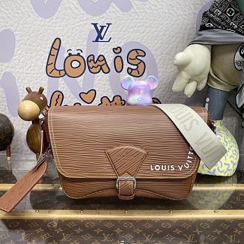 Fortok Louis Vuitton Montsouris Messenger Bag Brown M23097 34x19x11cm