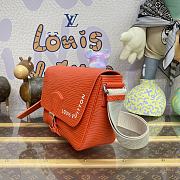 Fortok Louis Vuitton Montsouris Messenger Bag Orange M23097 34x19x11cm - 4