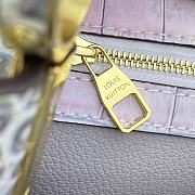 Fortok Louis Vuitton Colorful Crocodile Pattern Bag M48865 27x18x9cm - 2