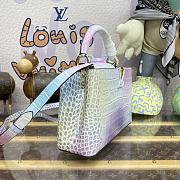Fortok Louis Vuitton Colorful Crocodile Pattern Bag M48865 27x18x9cm - 6