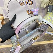 Fortok Louis Vuitton Colorful Crocodile Pattern Bag M48865 27x18x9cm - 5