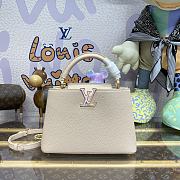Fortok Louis Vuitton Capucines Bag Beige M23082 27x18x9cm - 1