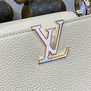 Fortok Louis Vuitton Capucines Bag Beige M23082 27x18x9cm - 2