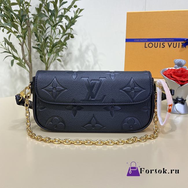 Fortok Louis Vuitton Wallet On Chain Ivy Black M82211 23.5x12x4.3cm - 1