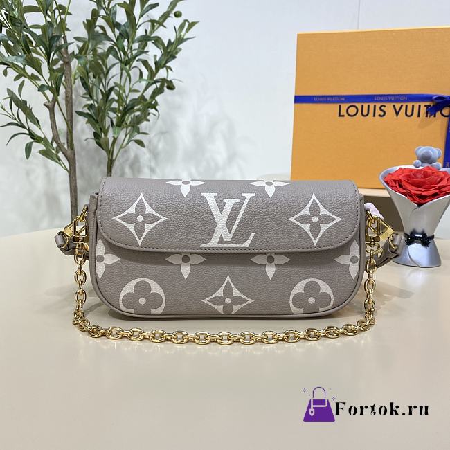 Fortok Louis Vuitton Wallet On Chain Ivy Bicolor Monogram Empreinte M82211 23.5x12x4.3cm - 1