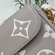 Fortok Louis Vuitton Wallet On Chain Ivy Bicolor Monogram Empreinte M82211 23.5x12x4.3cm - 2