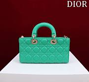 Fortok Dior Lady D-Joy Bag Green M054035 26x13.5x5cm - 6